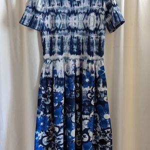 Lularoe Tie Dye dress, sz M